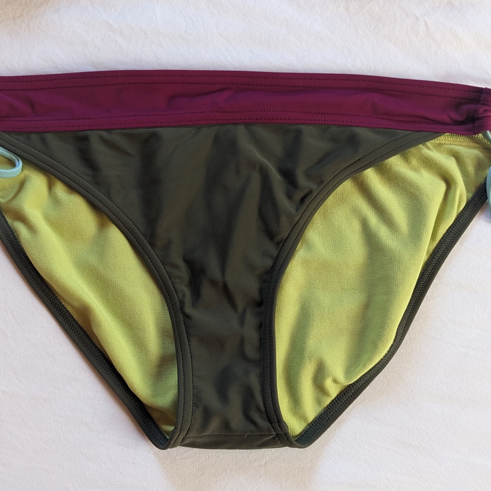 Prana Purple and Green Bikini Swim